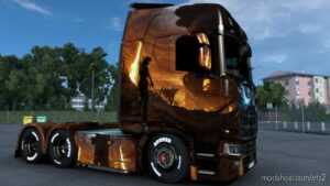 ETS2 Scania Mod: Shadow Of The Tomb Raider Skin (Image #2)