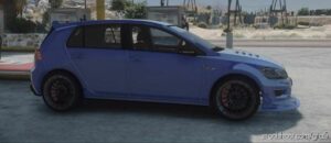 GTA 5 Volkswagen Vehicle Mod: 2020 VW Golf R MK7 Stance Add-On / Fivem | Extras (Image #2)