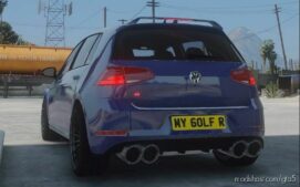 GTA 5 Volkswagen Vehicle Mod: 2020 VW Golf R MK7 Stance Add-On / Fivem | Extras (Image #5)