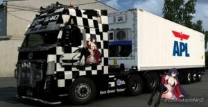 Azur Lane: Race Queen Taihou (Volvo FH3) for Euro Truck Simulator 2