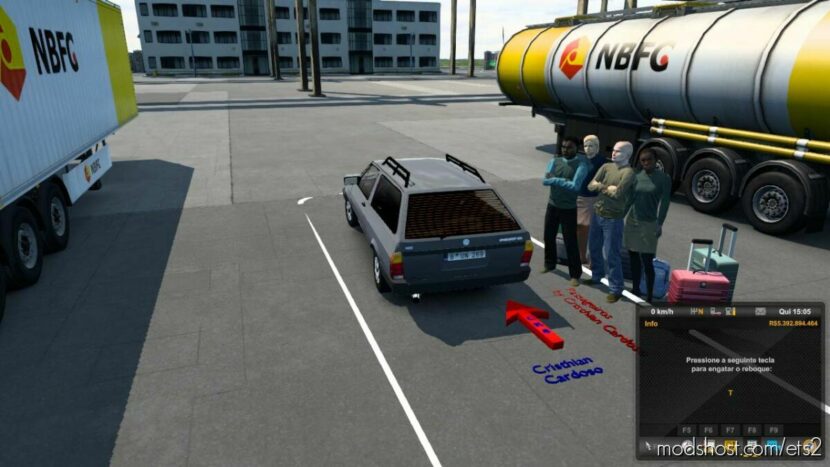 Passenger mod for Cars v1.45 for Euro Truck Simulator 2