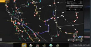 ATS Interior Mod: Waze Navigation Mod ATS v1.45 (Image #2)