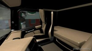 ETS2 Scania Mod: – Black & Beige Interior (Image #2)