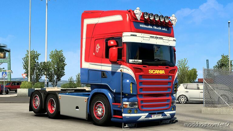 Scania RJL EX Hanstholm Container Transport Skin Pack for Euro Truck Simulator 2