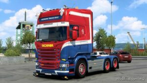 ETS2 RJL Mod: Scania RJL EX Hanstholm Container Transport Skin Pack (Image #2)