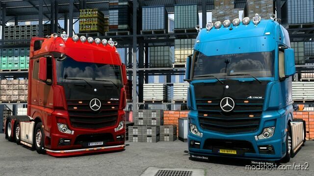 Mercedes Actros Full Set v1.0 1.45 for Euro Truck Simulator 2