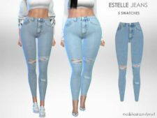Estelle Jeans for Sims 4