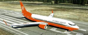 MSFS 2020 Fictional Livery Mod: Usfs ‘Tanker 837’ – Fictional 737-800 Airtanker (Image #2)