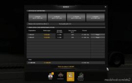 Bank With More Money And Time To PAY ETS2 [1.40- 1.46] for Euro Truck Simulator 2