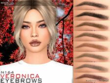 Veronica Eyebrows N164 for Sims 4