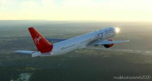 MSFS 2020 777-300ER Livery Mod: CS Boeing 777-300ER Virgin Atlantic (Image #2)