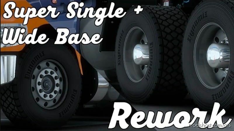 Super Single Wide Base Rework V1.3 for American Truck Simulator