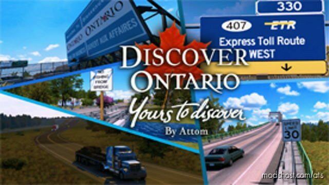 Discover Ontario v0.1.8 1.45 for American Truck Simulator