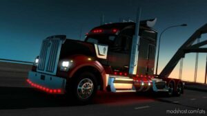 ATS Truck Mod: Kenworth W990 edited by Harven v1.2.6 1.45 (Image #2)