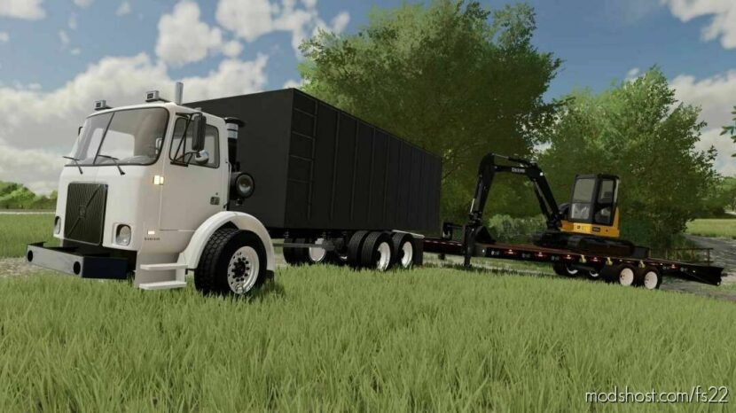 Volvo WX64 Flatbed/Ar Truck V1.0.0.1 for Farming Simulator 22