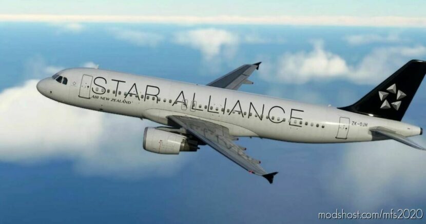 Fenix Airbus A320 AIR NEW Zealand Star Alliance | 4K for Microsoft Flight Simulator 2020