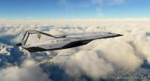 MSFS 2020 Livery Mod: The Hypersonic Bomber – Darkstar Nuclear Punisher (Image #2)