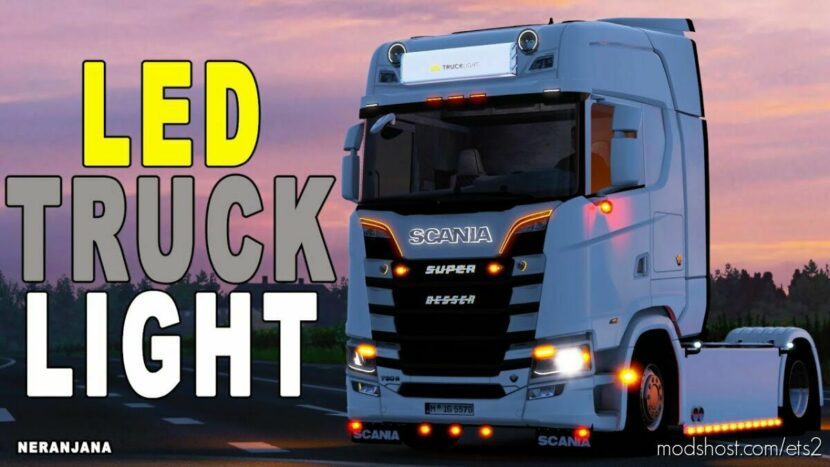 LED TruckLight v1.45.2.12 for Euro Truck Simulator 2