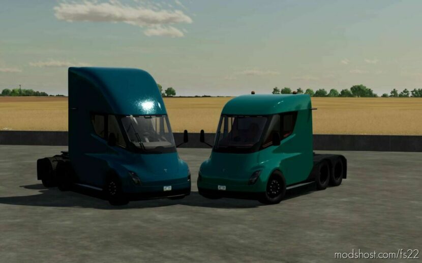 FS22 Mod: EDM Tesla Semi Truck V1.1 (Featured)