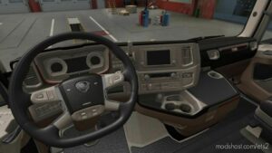 Scania S & R Beige Interior for Euro Truck Simulator 2