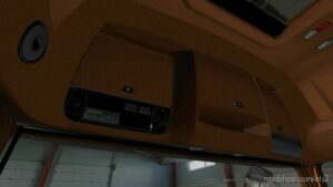 ETS2 DAF Mod: XF Euro 6 Brown Black Interior (Image #3)