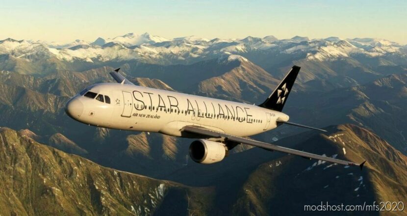 AIR NEW Zealand Star Alliance (2020) Zk-Ojh – Fenix A320 for Microsoft Flight Simulator 2020