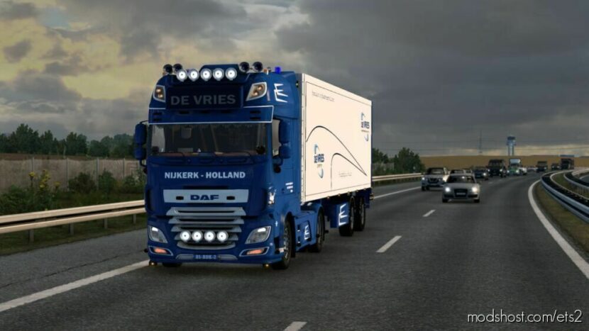 DAF XF 116 Devries By Cyrusthevirus for Euro Truck Simulator 2