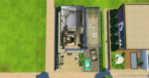 Sims 4 House Mod: Small Modern Enclosure (Image #4)