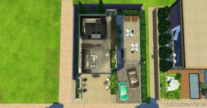 Sims 4 House Mod: Small Modern Enclosure (Image #5)