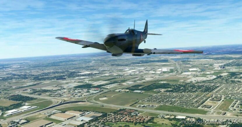 Flyingiron Spitfireix Repaint Livery: Royal Danish Airforce SQN. 725 for Microsoft Flight Simulator 2020