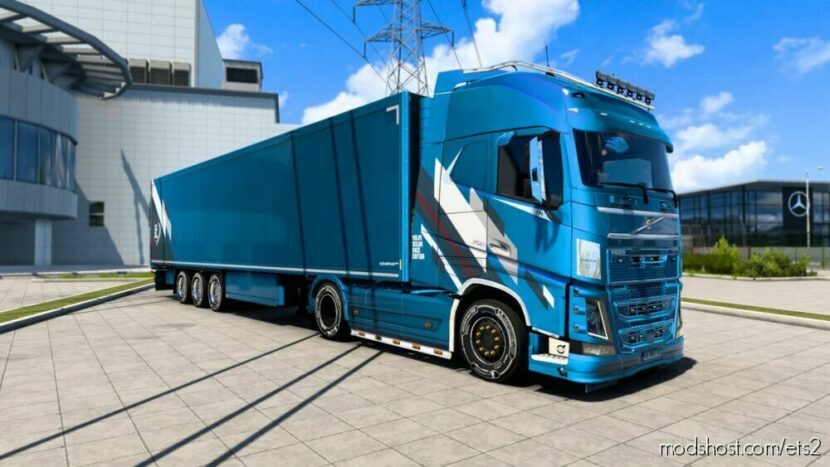 Volvo FH 16 Ocean Race Edition Skin Pack for Euro Truck Simulator 2