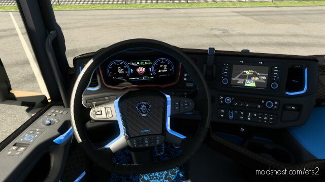Scania NG S&R 2016 Blue Interior Blue for Euro Truck Simulator 2