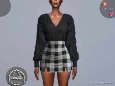 Sims 4 Female Clothes Mod: SET 172 – Sweater (Image #2)