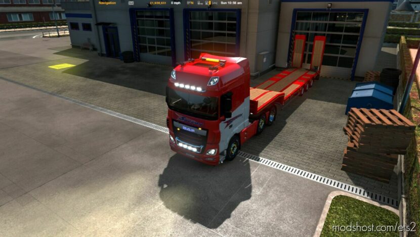 daf xf speedy skin for Euro Truck Simulator 2