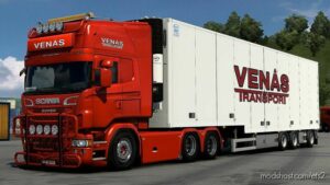 Scania RJL Venås Transport Combo Skin for Euro Truck Simulator 2