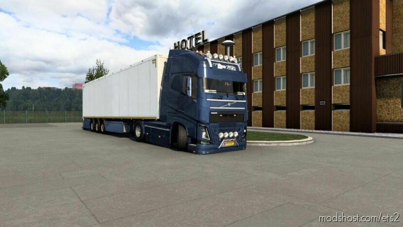 Volvo FH16 with Trailer v1.45 for Euro Truck Simulator 2