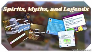 Spirits, Myths, And Legends Story Interactions for Sims 4