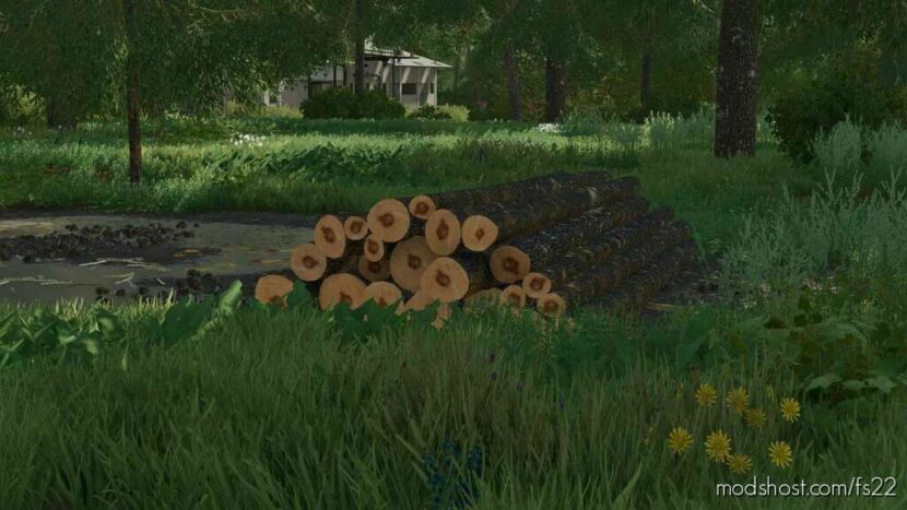 Wooden Pile for Farming Simulator 22