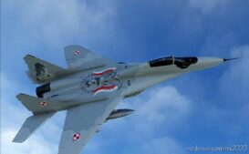 MSFS 2020 MiG Livery Mod: Deimos Mig-29G “4120” Polish AIR Force Malbork 2019 (Image #2)