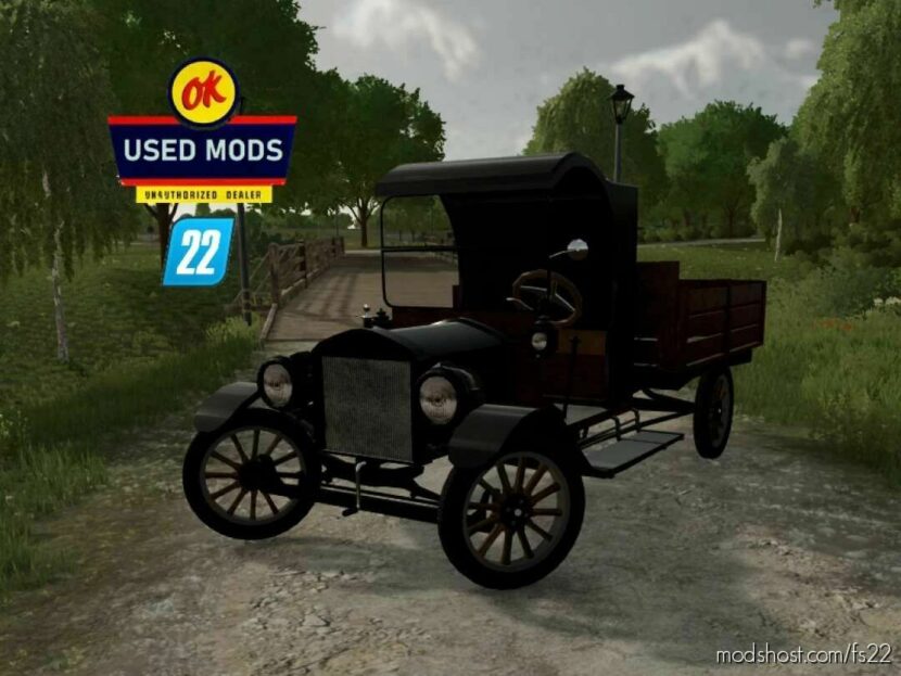 OLD Truck Model T Flat BED for Farming Simulator 22