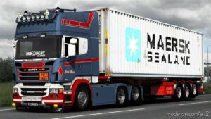 ETS2 Mod: Weeda D-TEC Container Trailer v1.45 (Image #2)