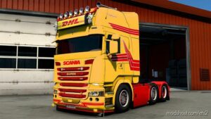 Scania FreD DHL Skin for Euro Truck Simulator 2