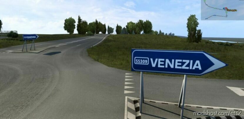 Italy Map Rework V0.4 (Promods Addon) for Euro Truck Simulator 2
