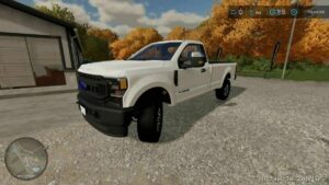 FS22 Ford Car Mod: 2022 Ford F350 Work Truck (Image #3)