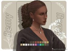 Remy Hairstyle for Sims 4