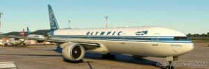 MSFS 2020 Airbus Livery Mod: Olympic Airways Sx-Dfa 8K (Fictional) (Image #2)