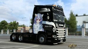 Scania S NG Anime Neko Girl Skin for Euro Truck Simulator 2