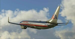 MSFS 2020 737-800 Livery Mod: American (N921NN) – Pmdg 737-800 (Image #2)