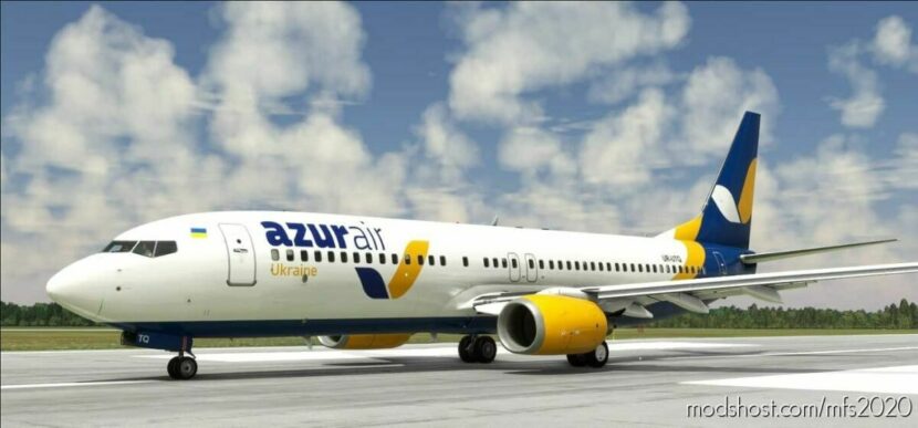 Pmdg 737-800 – Azur AIR Ukraine (Ur-Utq) for Microsoft Flight Simulator 2020