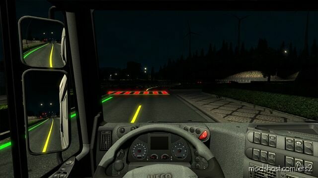 Phosphoric road markings mix v3.2 1.45 for Euro Truck Simulator 2
